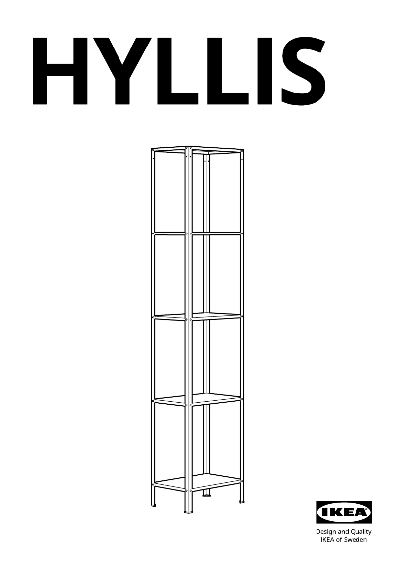 Imagen de la primera página del manual del dispositivo HYLLIS 404.885.03