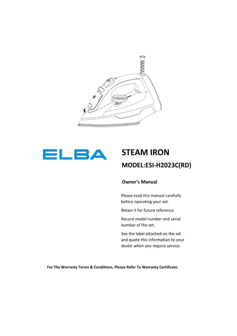 Página 1 del manual Manual de usuario Elba ESI-H2023C(RD)