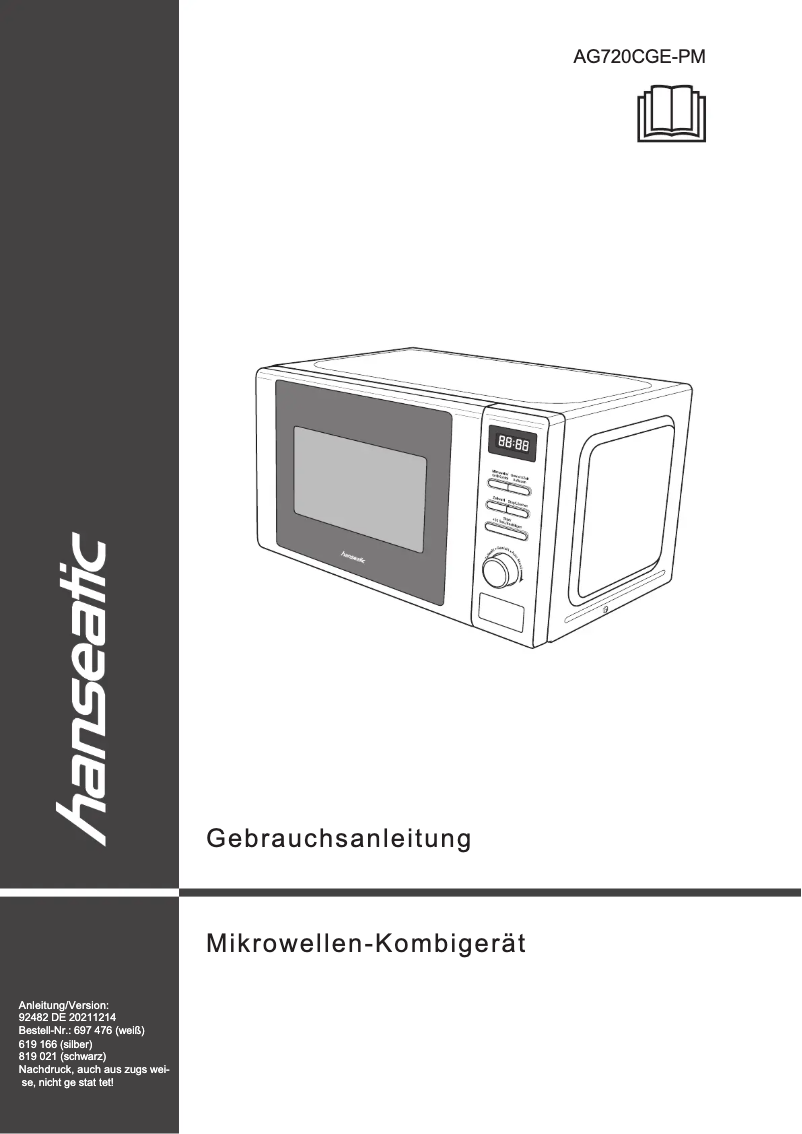 Imagen de la primera página del manual del dispositivo AG720CGE-PM