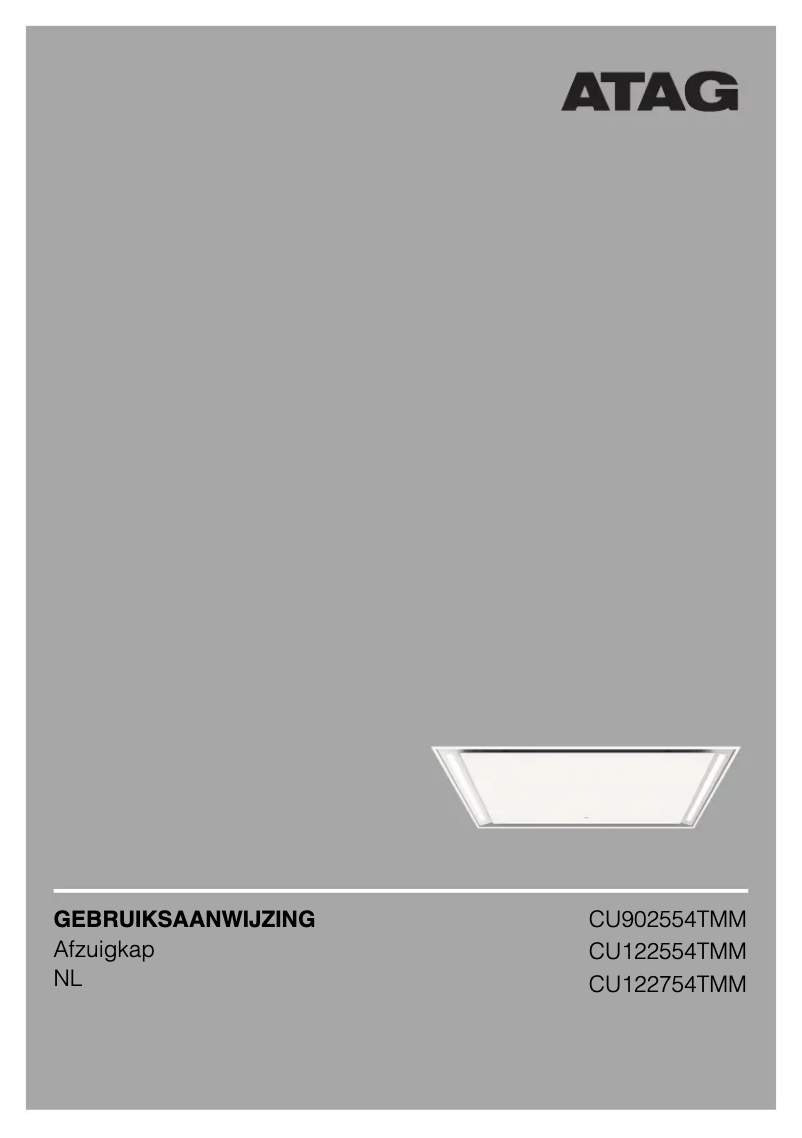 Página 1 del manual Manual de usuario Atag CU902554TMM