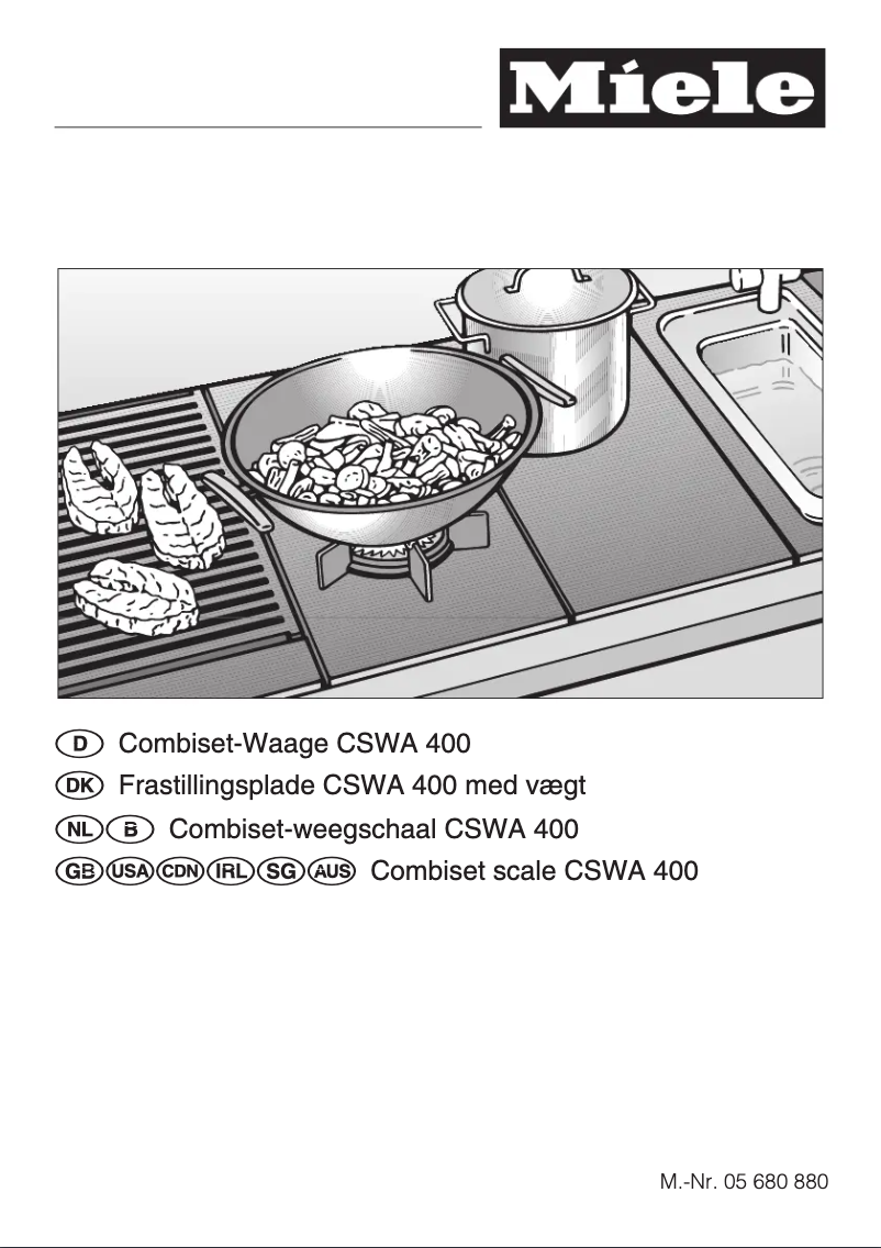 Página 1 del manual Manual de usuario Miele CSWA 400
