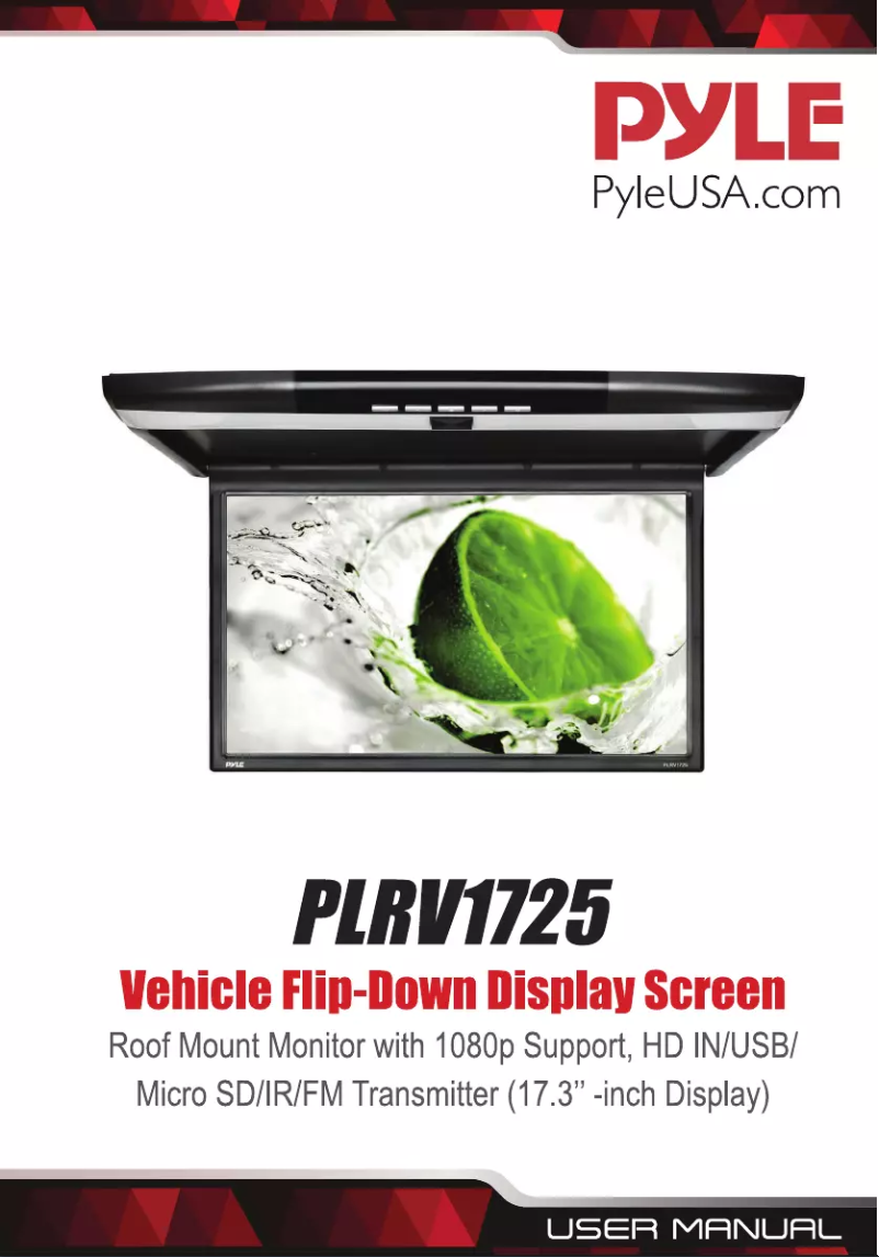 Imagen de la primera página del manual del dispositivo PLRV1725
