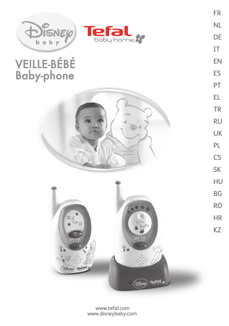 Página 1 del manual Manual de usuario Tefal Baby Home Disney TD1000