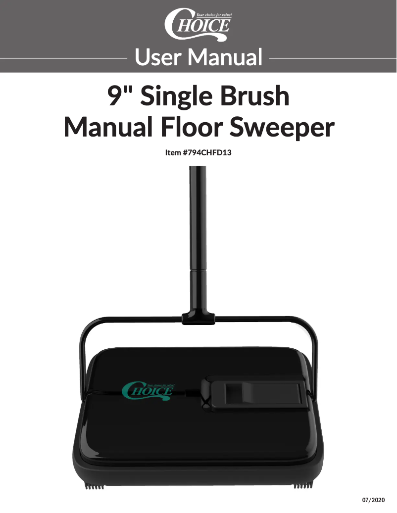 Imagen de la primera página del manual del dispositivo 794CHFD1307