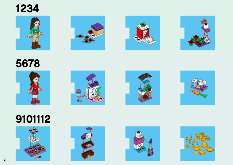 Página 1 del manual Manual de usuario Lego Friends 41131