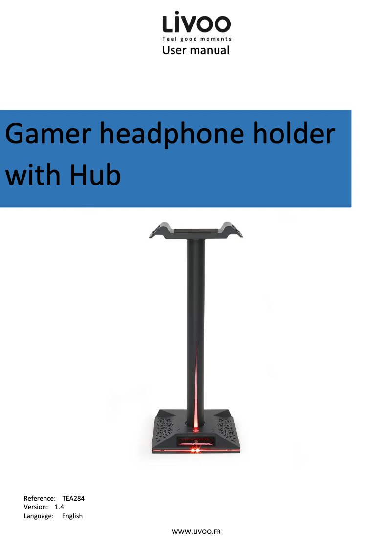 Imagen de la primera página del manual del dispositivo TEA284