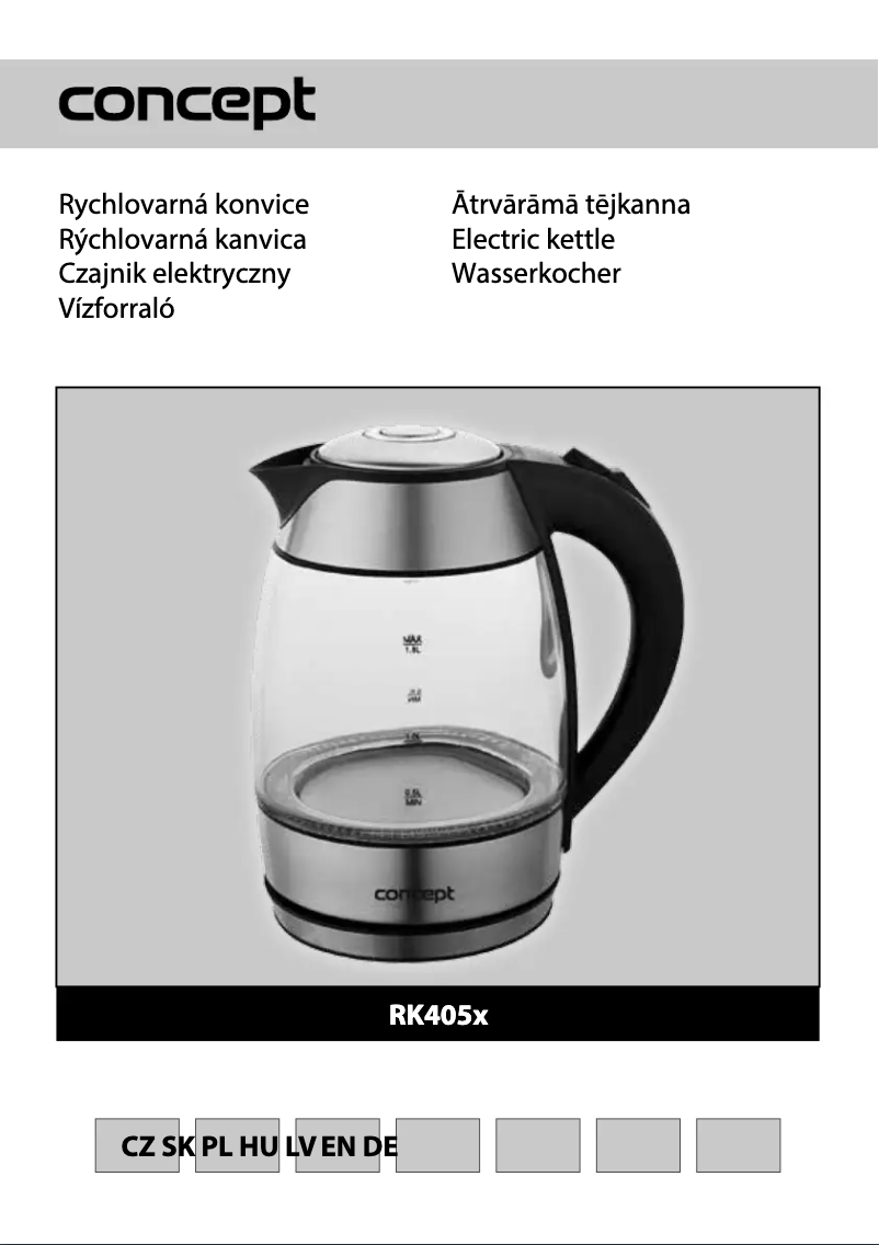 Imagen de la primera página del manual del dispositivo RK4055
