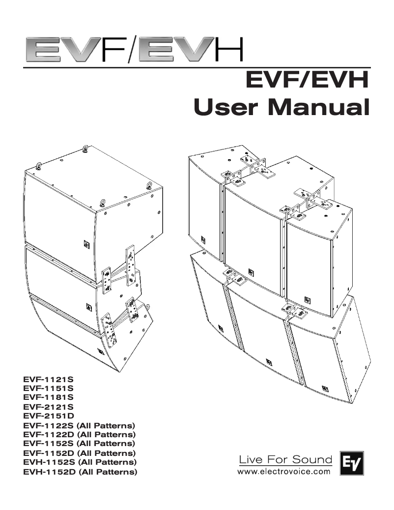 Imagen de la primera página del manual del dispositivo EVF-1152S 99