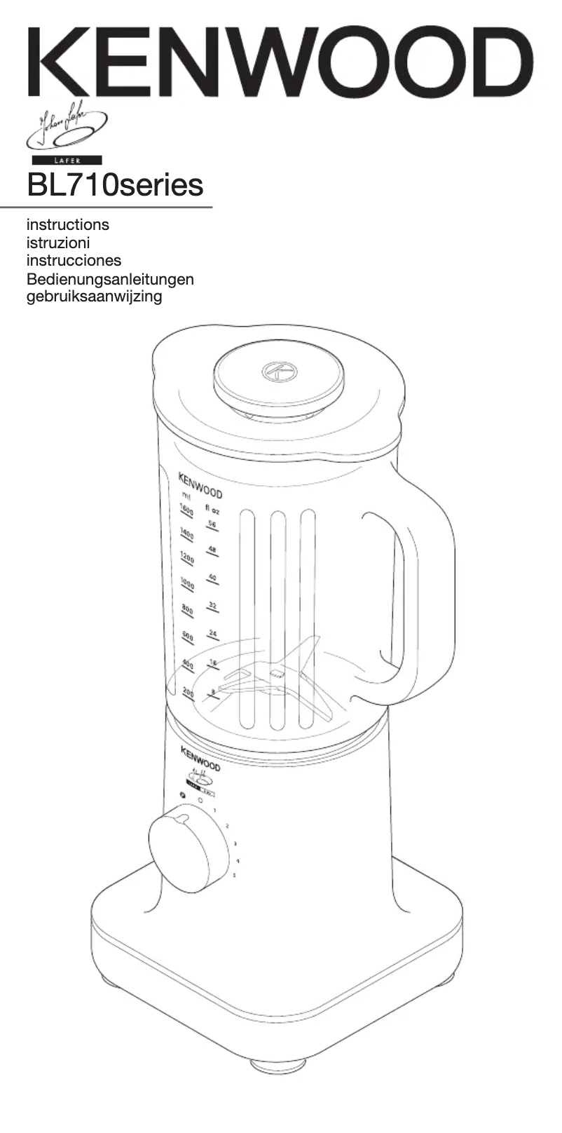 Página 1 del manual Manual de usuario Kenwood BL716