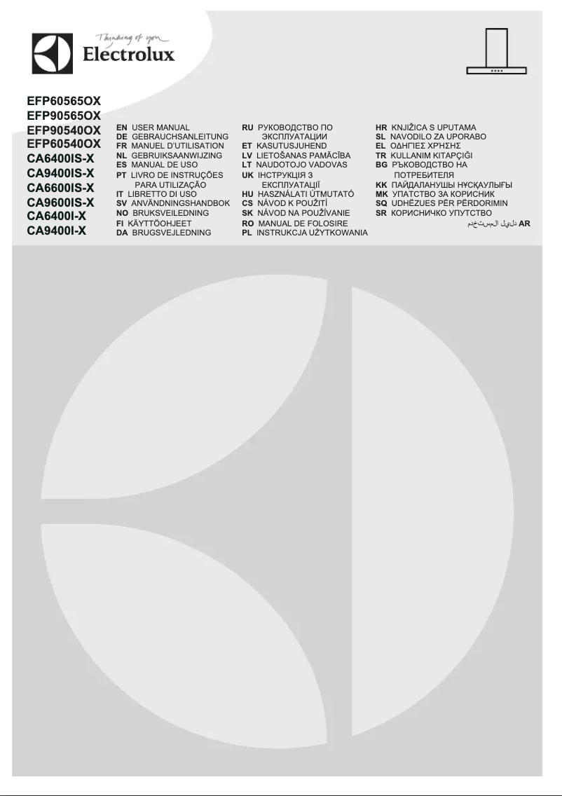 Imagen de la primera página del manual del dispositivo CA9400I-X