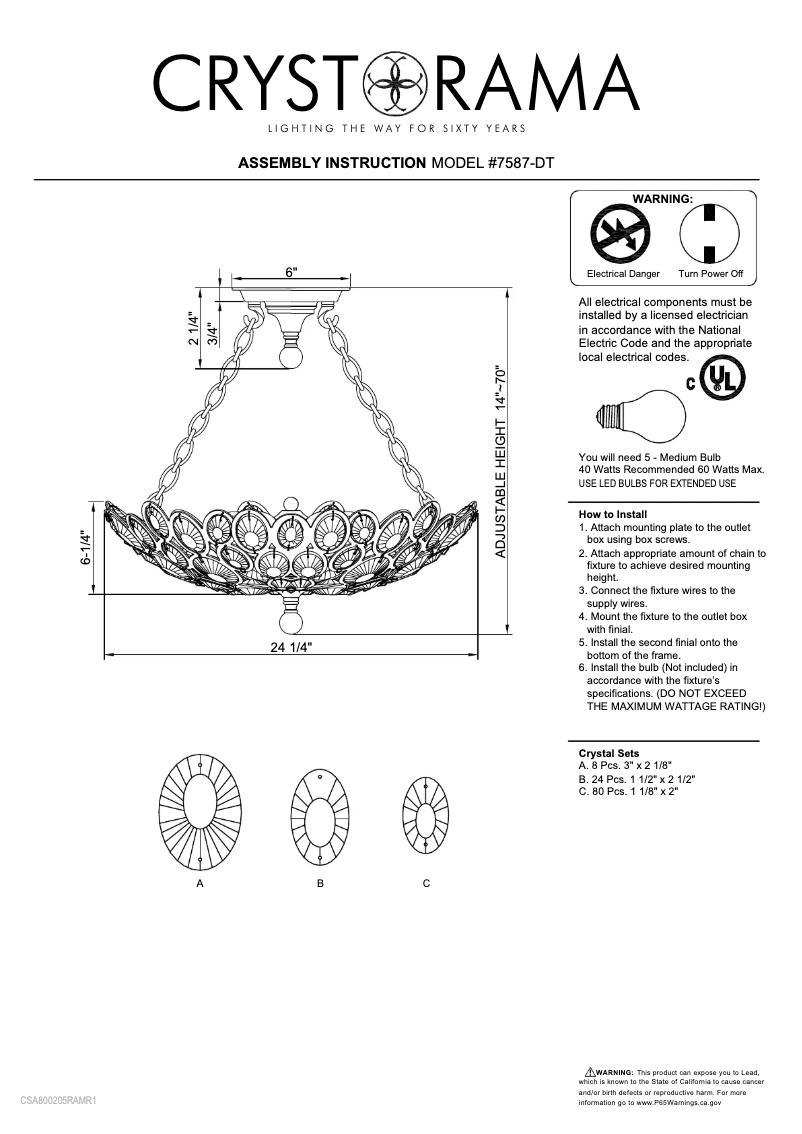 Imagen de la primera página del manual del dispositivo Sterling 7587-DT