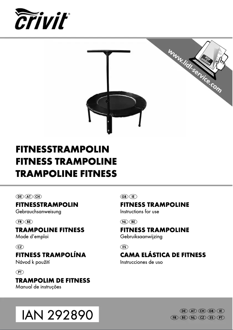 Imagen de la primera página del manual del dispositivo IAN 292890