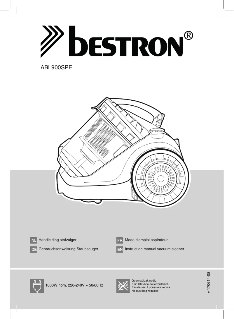 Imagen de la primera página del manual del dispositivo Ecosenzo ABL900SPE