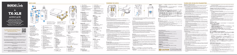 Página 1 del manual Manual de usuario Røde RODELink Newsshooter