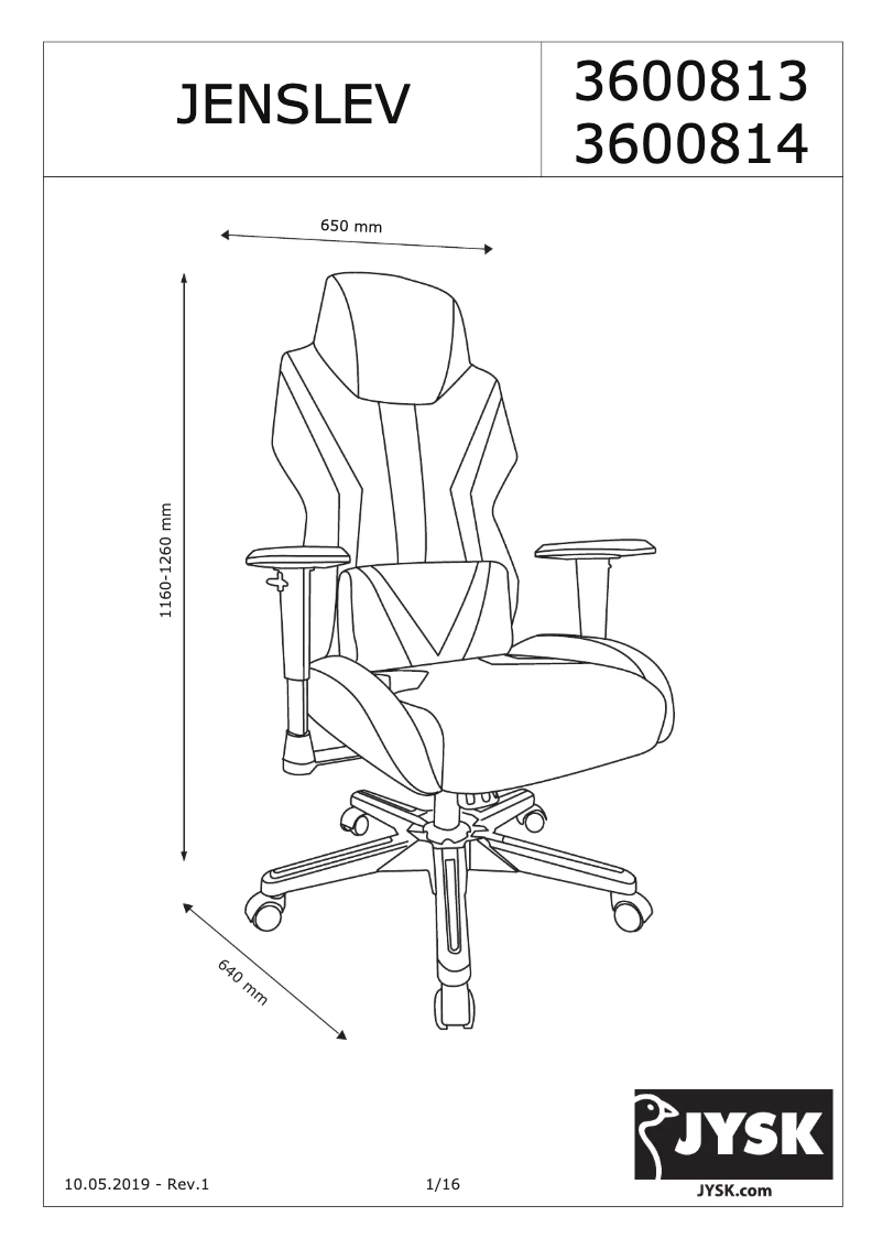 Imagen de la primera página del manual del dispositivo Jenslev