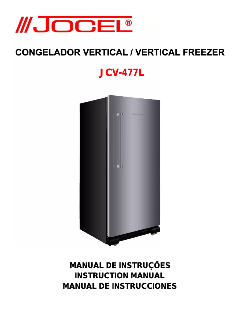 Página nº 1 - Manual de usuario Jocel JCV-477L
