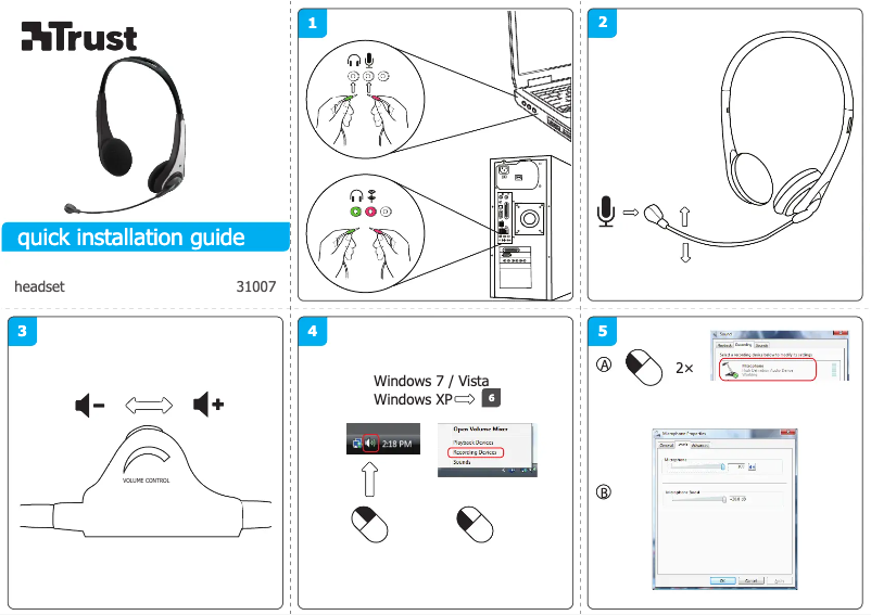 Página 1 del manual Manual de usuario Trust 31007