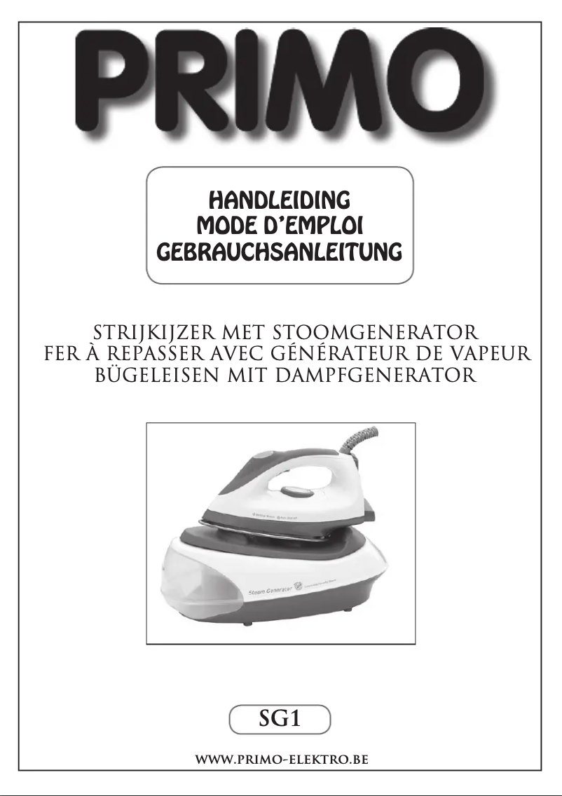 Imagen de la primera página del manual del dispositivo SG1