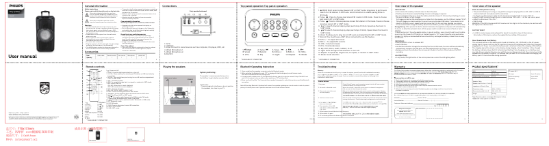 Imagen de la primera página del manual del dispositivo TAX4105