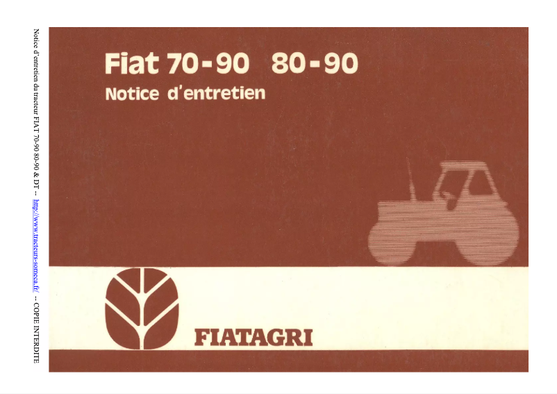 Página 1 del manual Manual de usuario Fiat 70-80