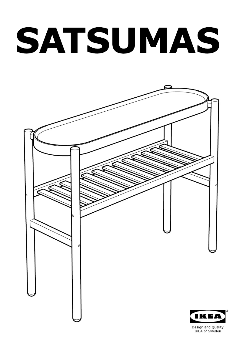 Página 1 del manual Manual de usuario Ikea SATSUMAS 802.949.61