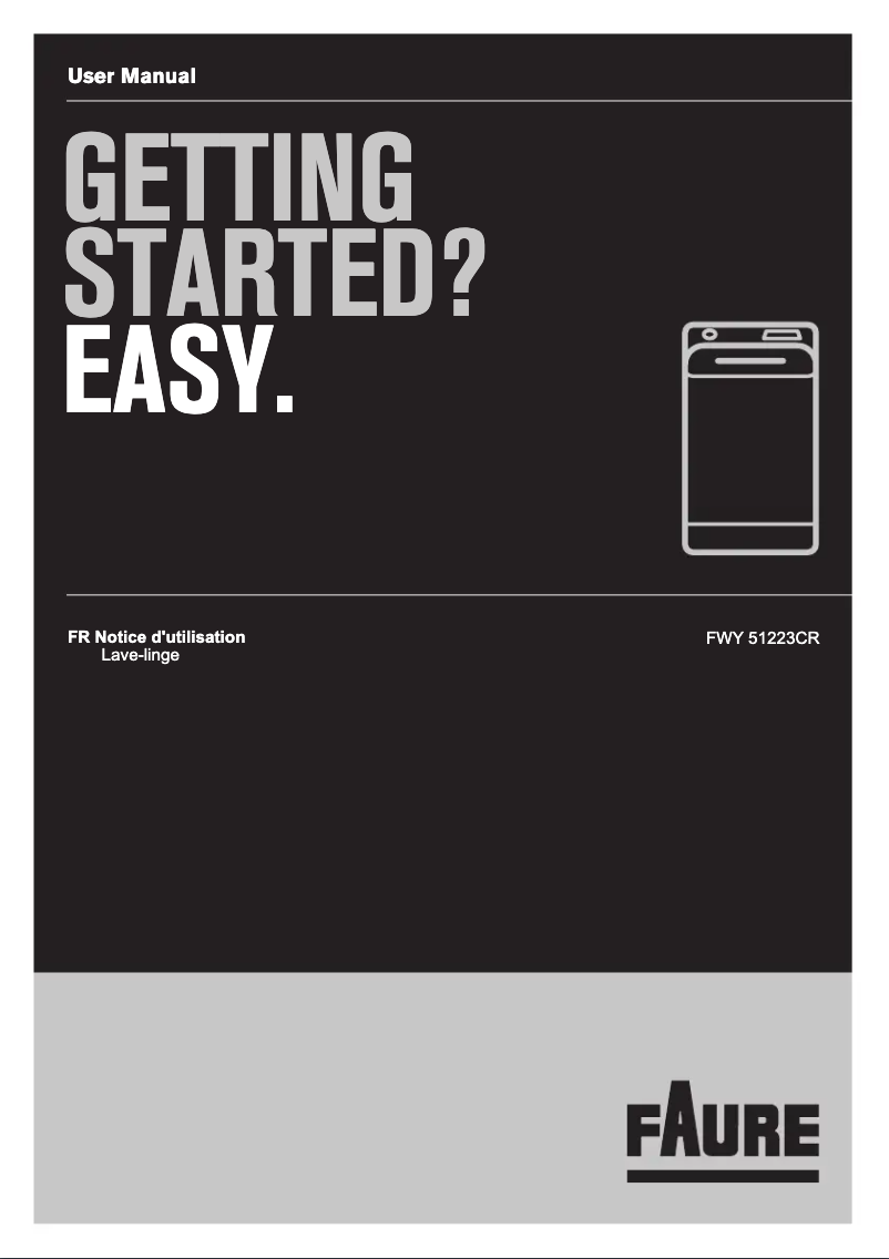 Imagen de la primera página del manual del dispositivo FWY51223CR