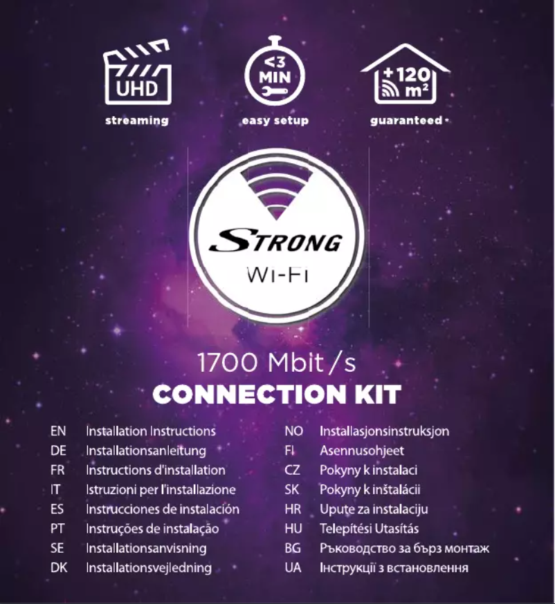 Página 1 del manual Manual de usuario Strong Connection Kit 1700