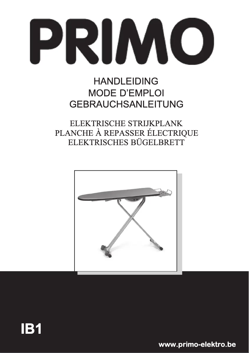 Página 1 del manual Manual de usuario Primo IB1