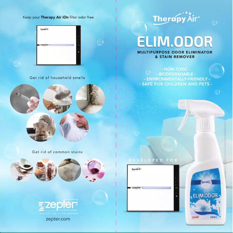 Página 1 del manual Manual de usuario Zepter ELIM.ODOR TAEO-250