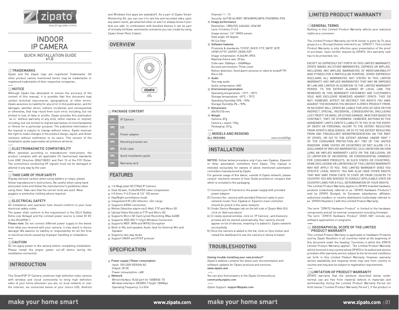 Imagen de la primera página del manual del dispositivo SME.NCM629GB