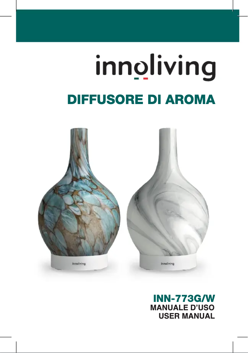 Imagen de la primera página del manual del dispositivo INN-773