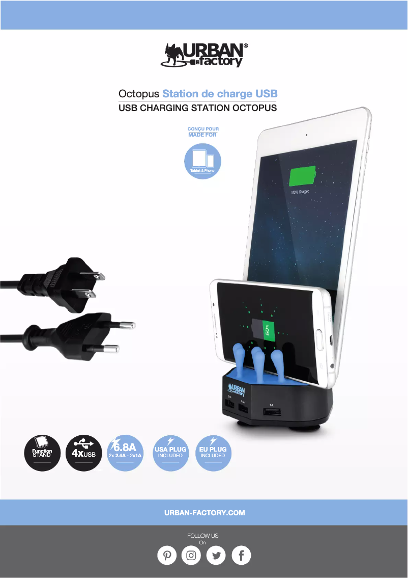 Página 1 del manual Manual de usuario Urban Factory HCS03UF