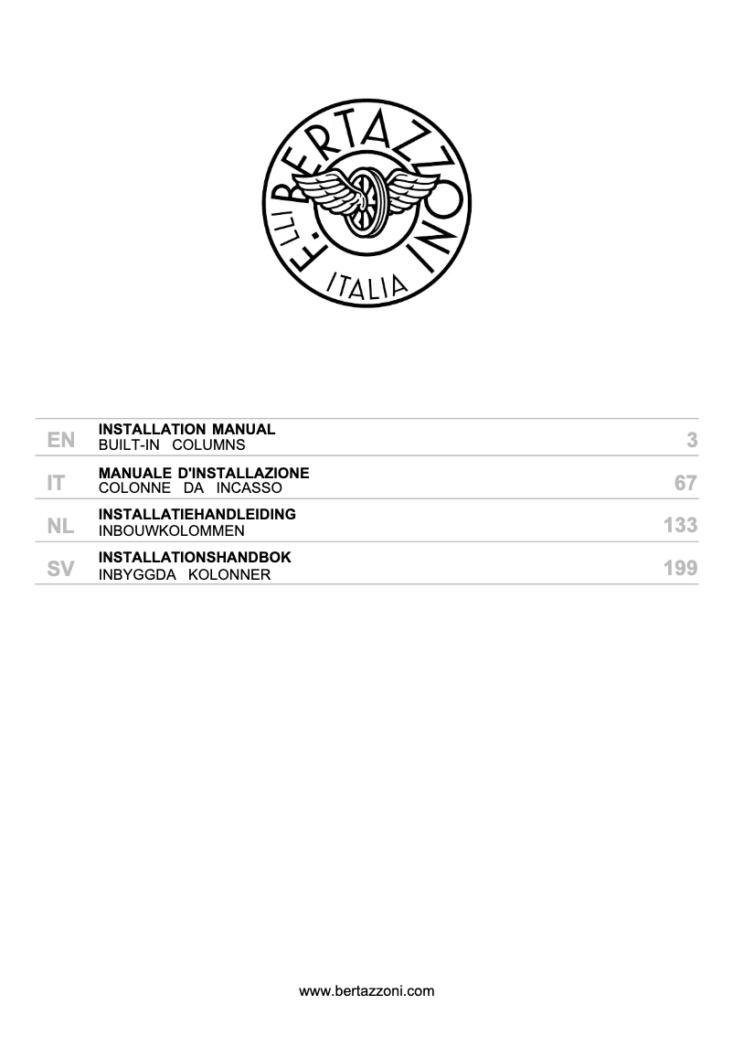 Página 1 del manual Manual de usuario Bertazzoni RLD75S5FPNS