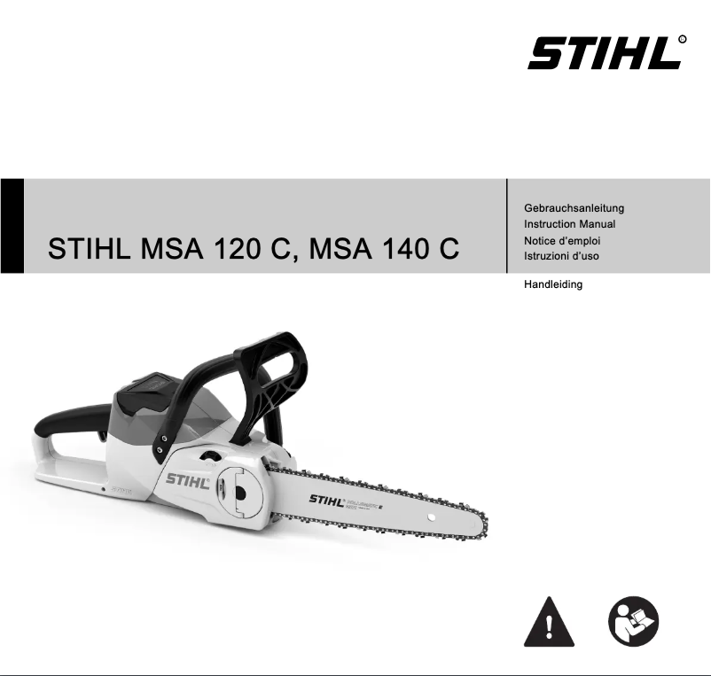 Página 1 del manual Manual de usuario Stihl MSA 140 C