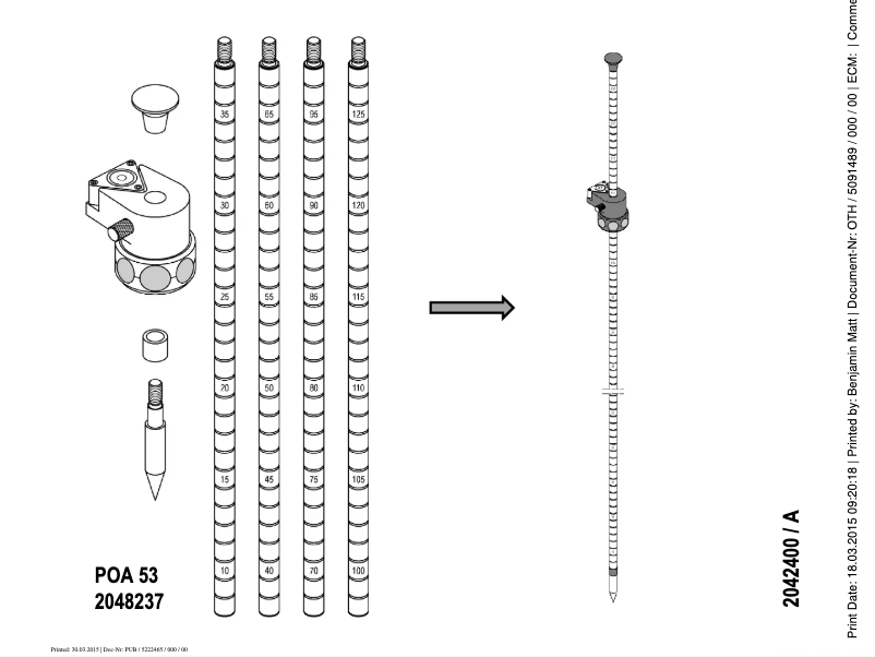 Página 1 del manual Manual de usuario Hilti POA 53