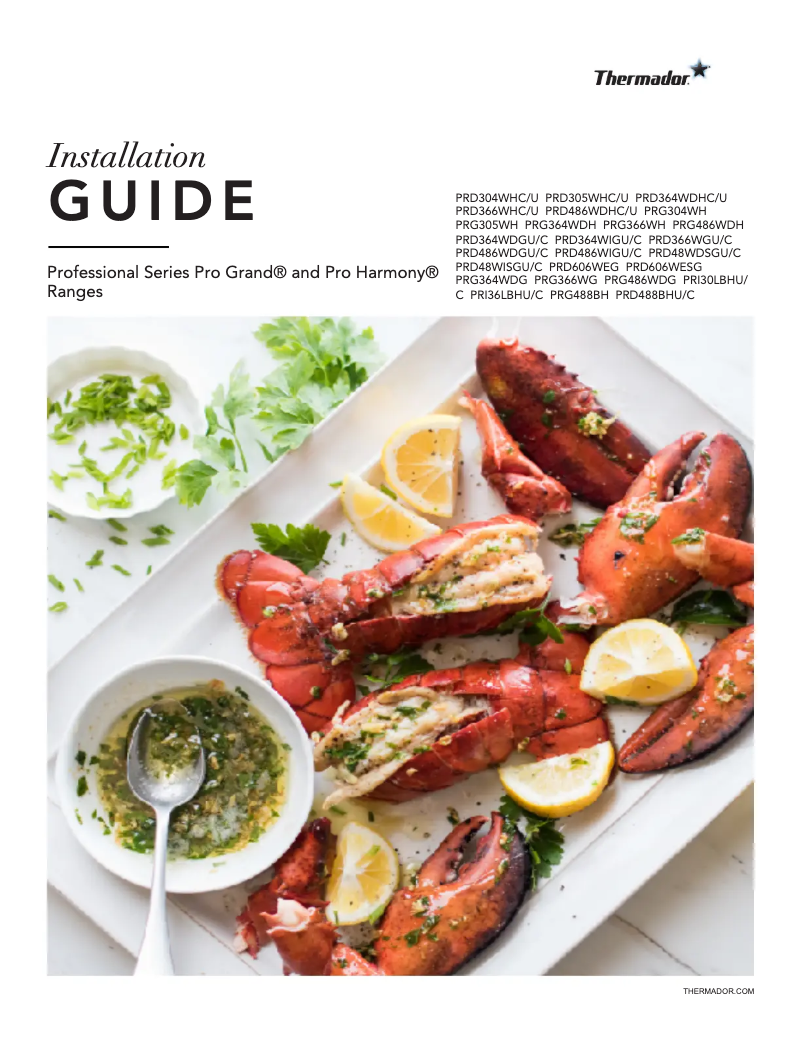 Imagen de la primera página del manual del dispositivo PRG486WDH