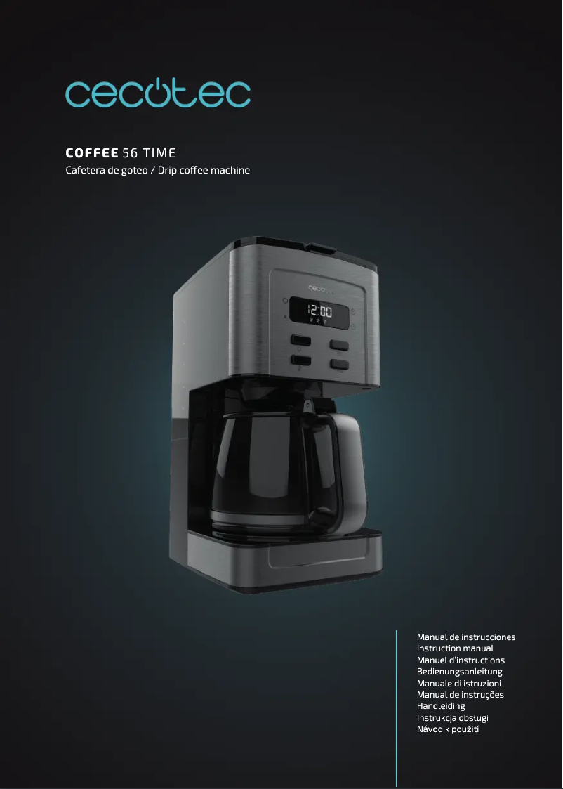 Página nº 1 - Manual de usuario Cecotec Coffee 56 Time