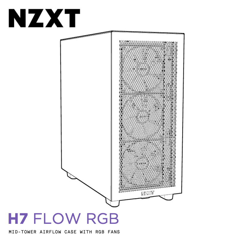 Página nº 1 - Manual de usuario NZXT H7 Flow RGB