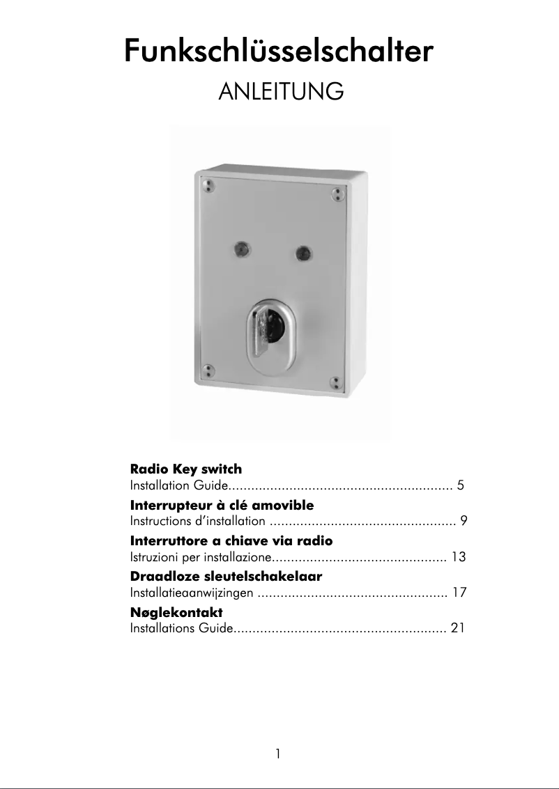 Página 1 del manual Manual de usuario Abus FU9075