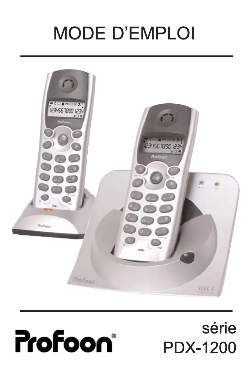 Página nº 1 - Manual de usuario Profoon PDX 1230