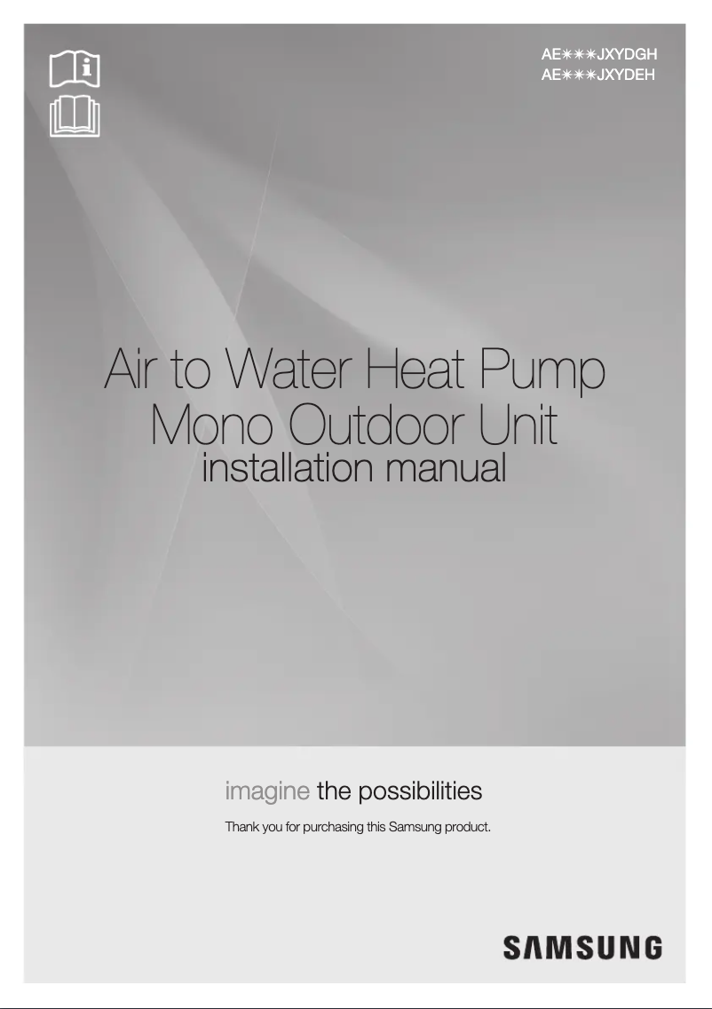 Página 1 del manual Manual de usuario Samsung AE120JXYDGH