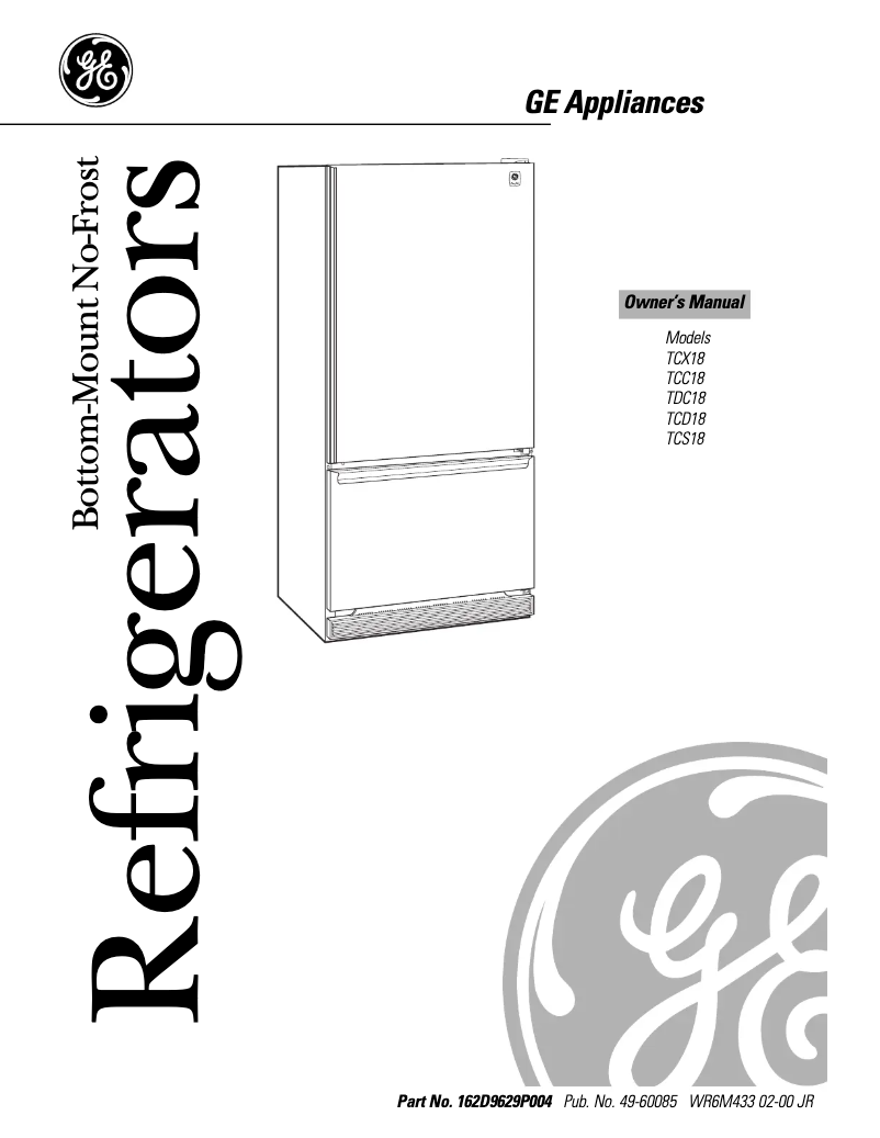 Imagen de la primera página del manual del dispositivo Profile TCS18PADRBS