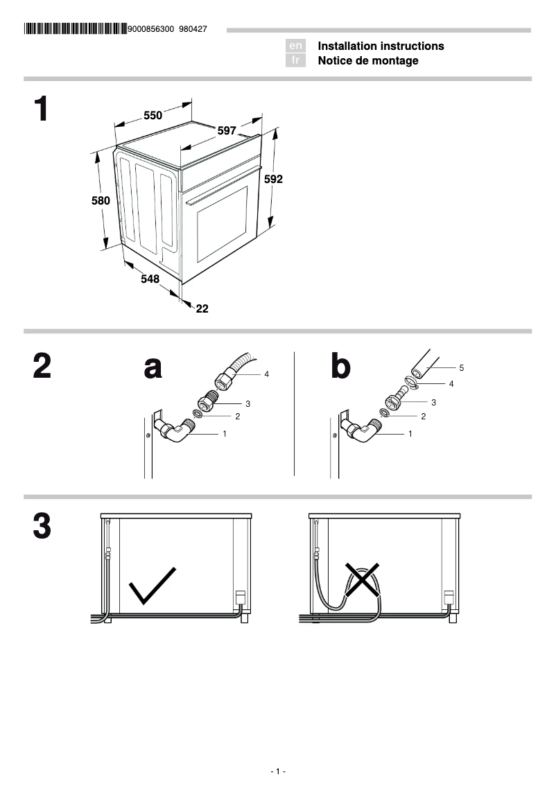 Imagen de la primera página del manual del dispositivo HG10LE150