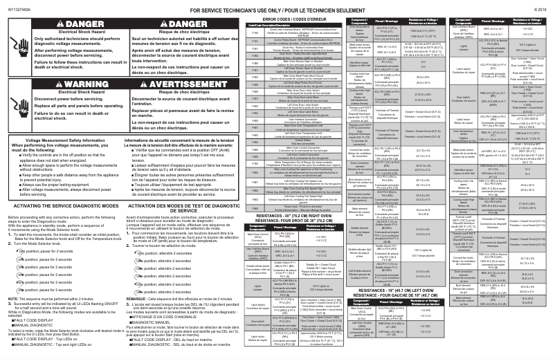 Página nº 1 - Diagrama de cableado KitchenAid KFDC500JBK