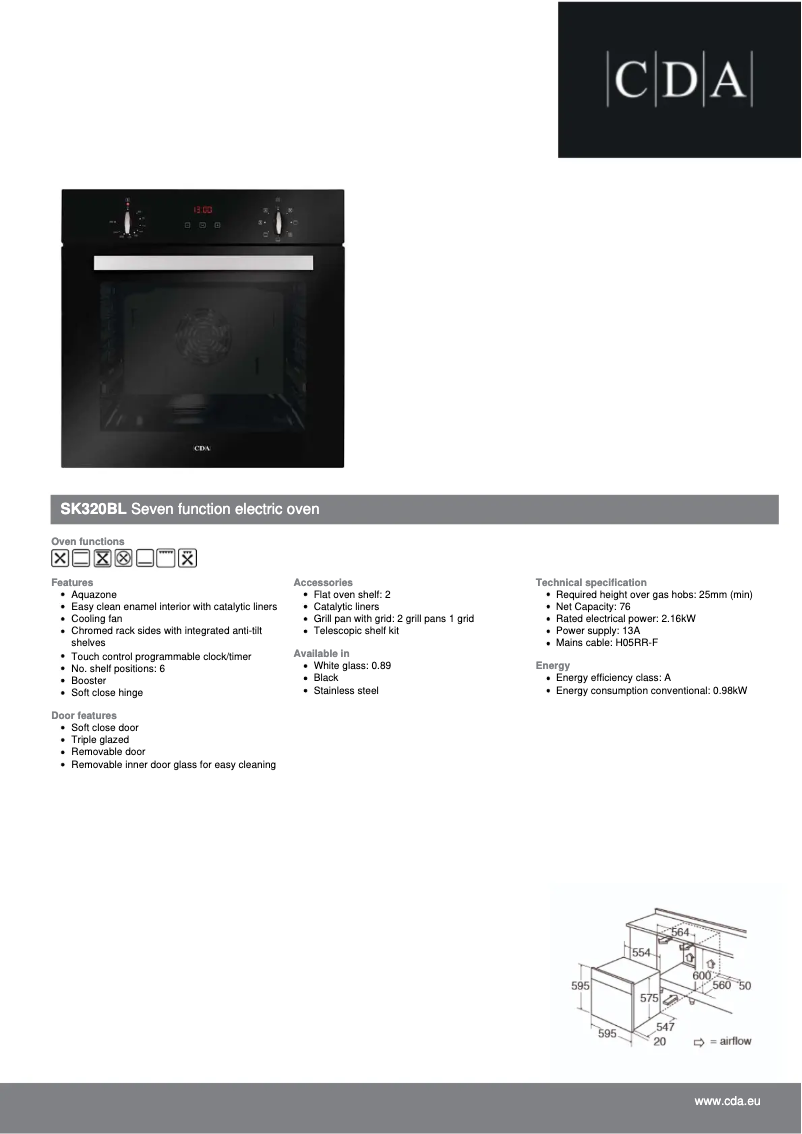 Imagen de la primera página del manual del dispositivo SK320BL