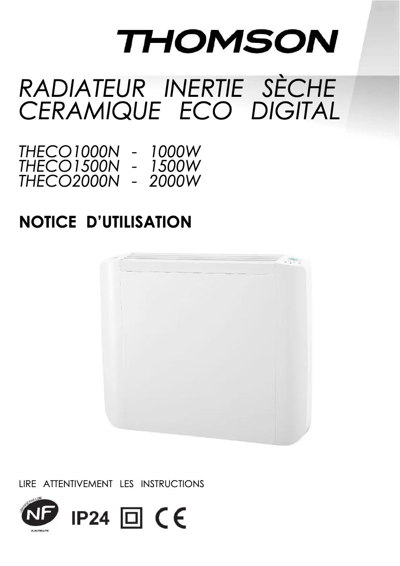 Página 1 del manual Manual de usuario Thomson THECO1500N