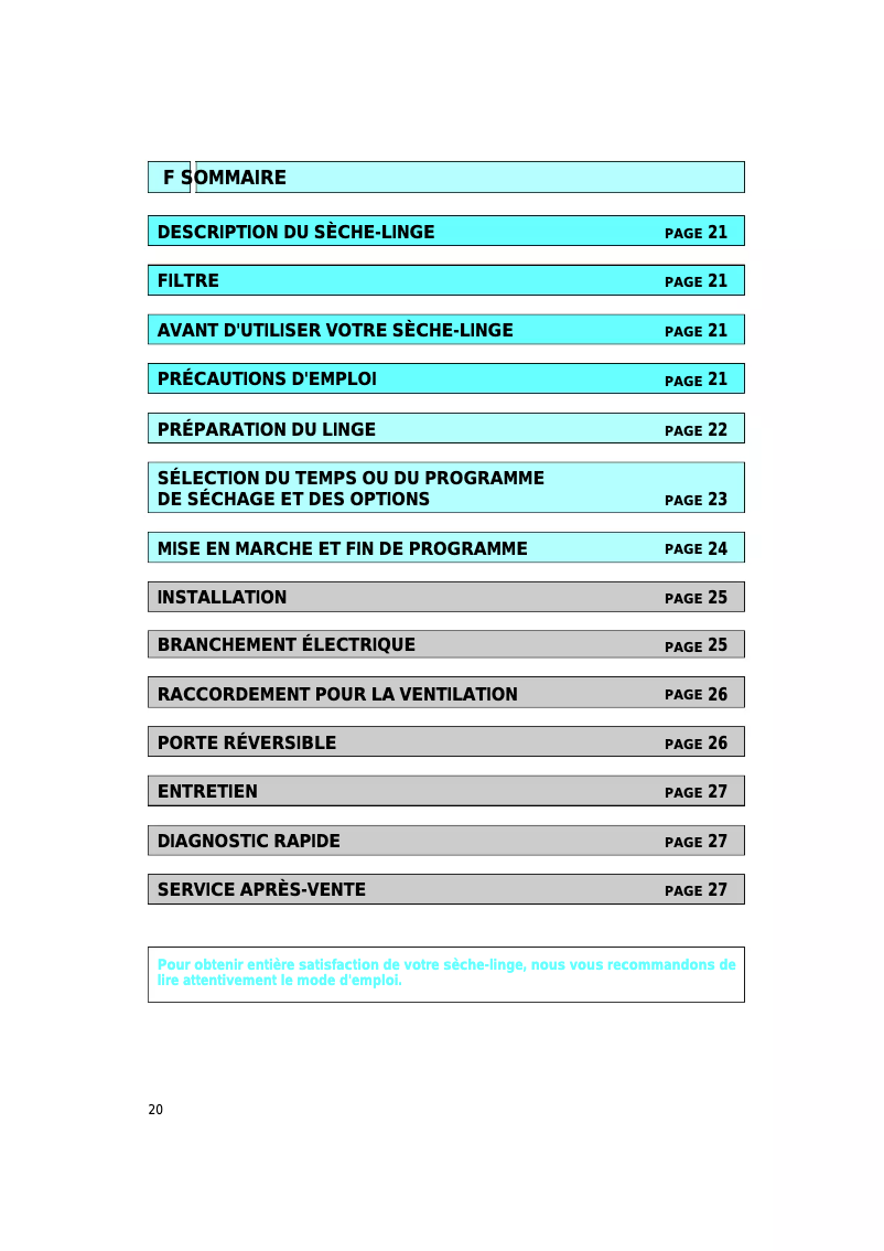 Imagen de la primera página del manual del dispositivo AWL 210