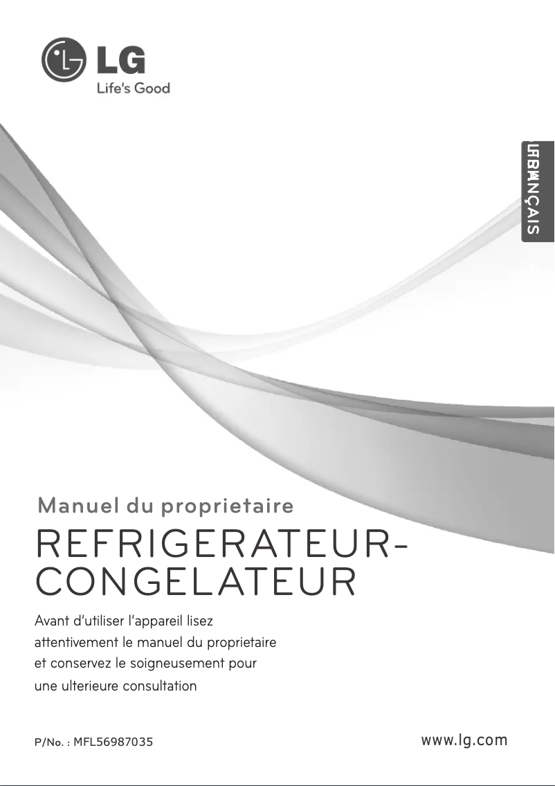 Imagen de la primera página del manual del dispositivo GR-V336RPC