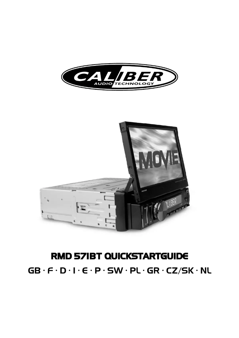 Página 1 del manual Manual de usuario Caliber RMD 571BT