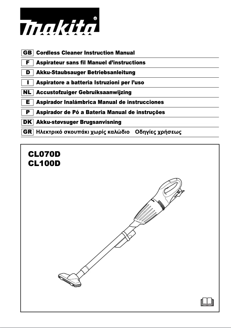 Imagen de la primera página del manual del dispositivo CL100D
